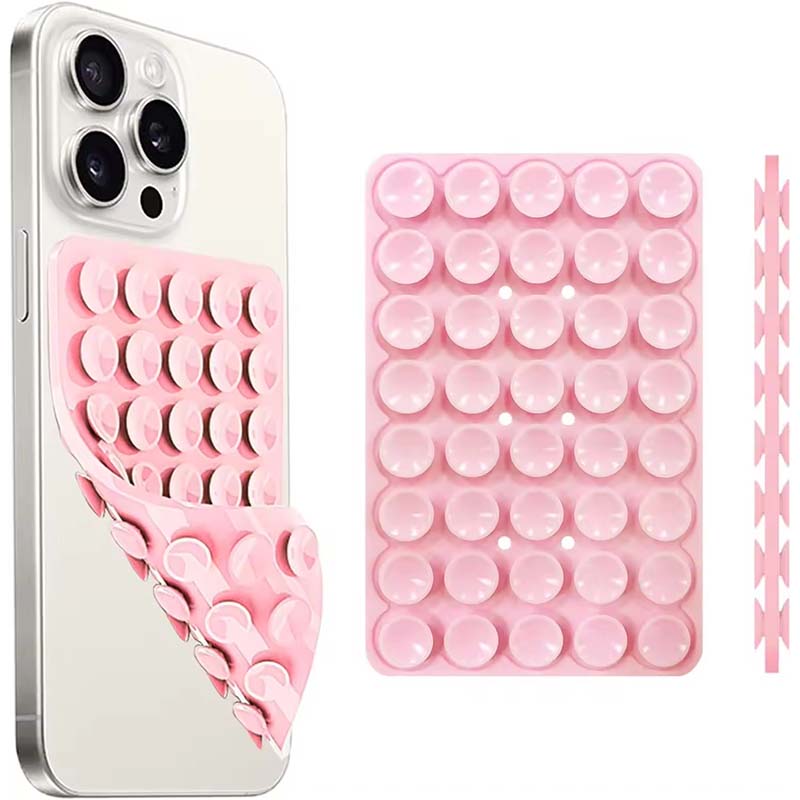 Phone Cases Case - Silikon-Saugnapf-Handyhalter mit starkem doppelseitigem Griff, Video-Fixierpad,