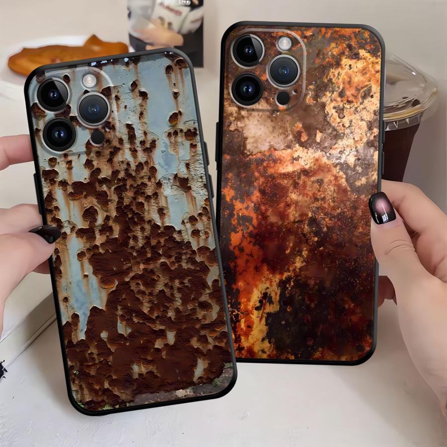 Phone Cases Art - Retro-Rost-Design-Hülle für iPhone 13 Mini 12
