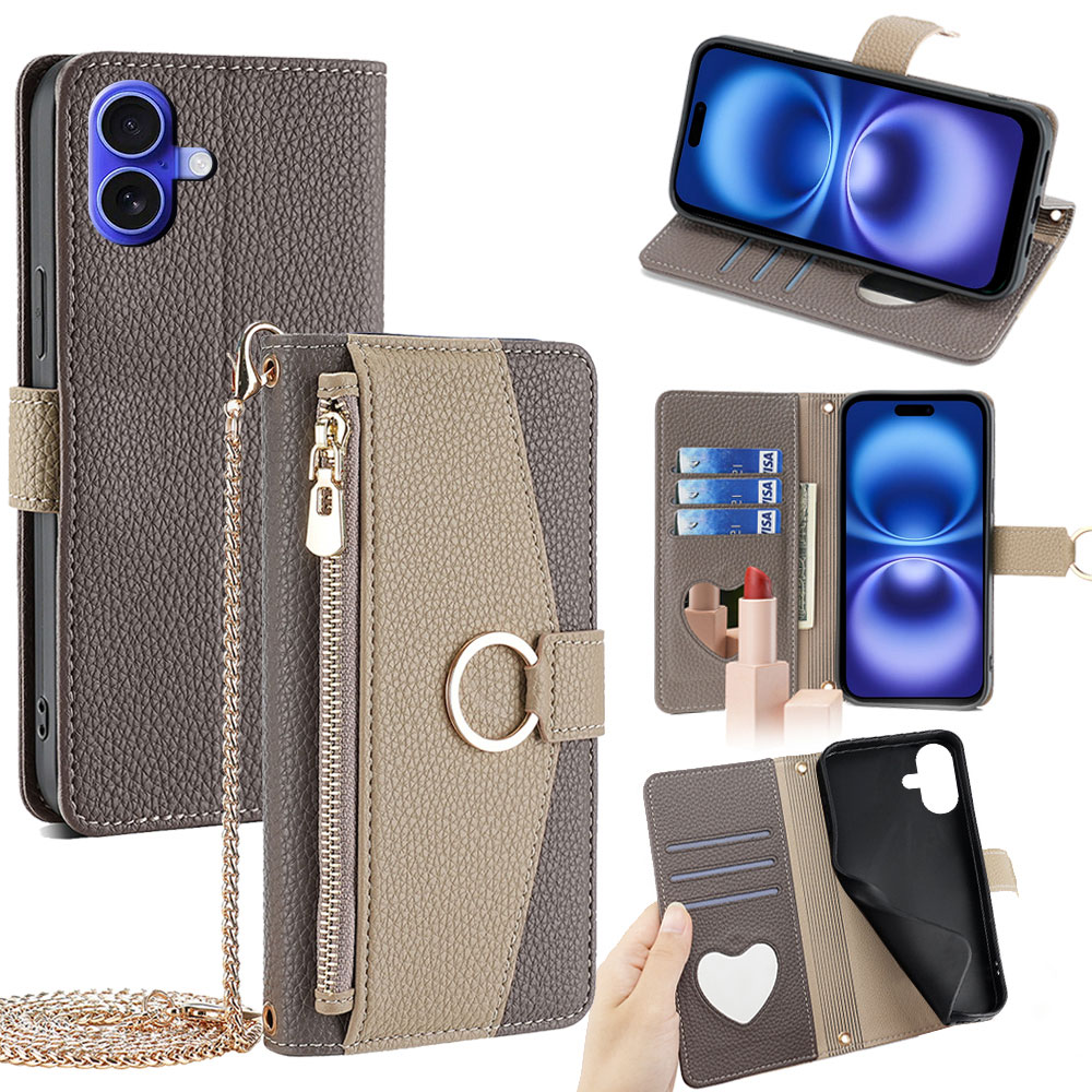 Phone Cases With Card Holder - Business-Crossbody-Handyhülle für iPhone 17 Pro Max,