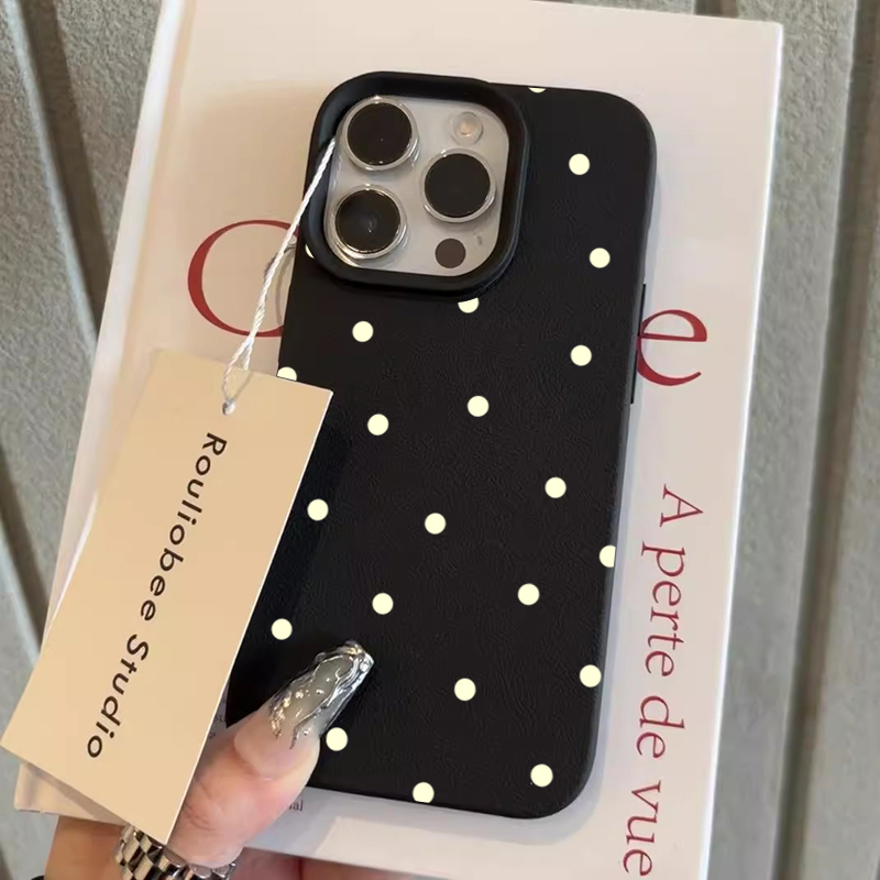Phone Cases Cute Iphone 14 - Persönlichkeit ins Einfache Nette Polka Dots