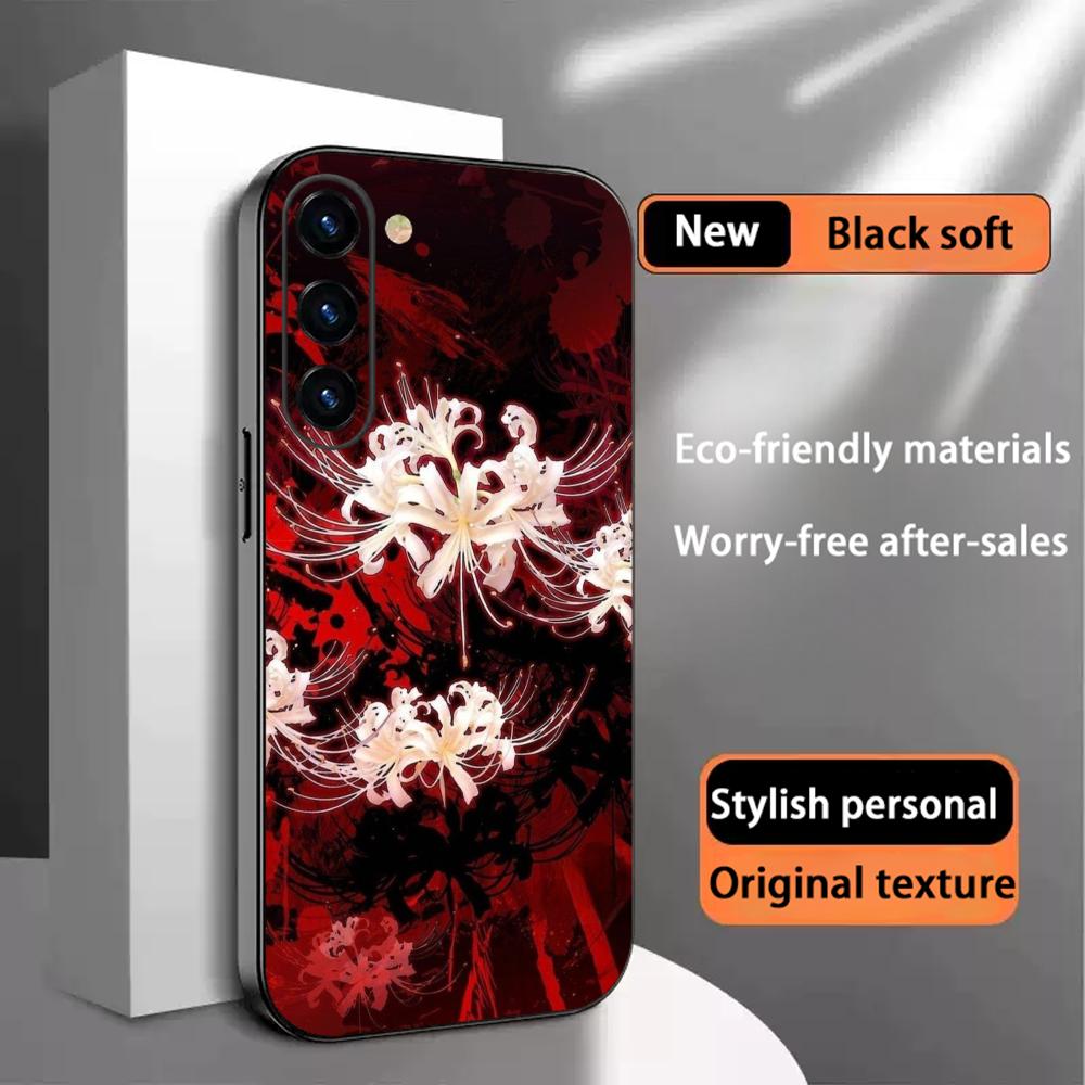 Phone Cases Japan - Japanische Kunst Rote Spinnenlilien Japan Handyhülle
