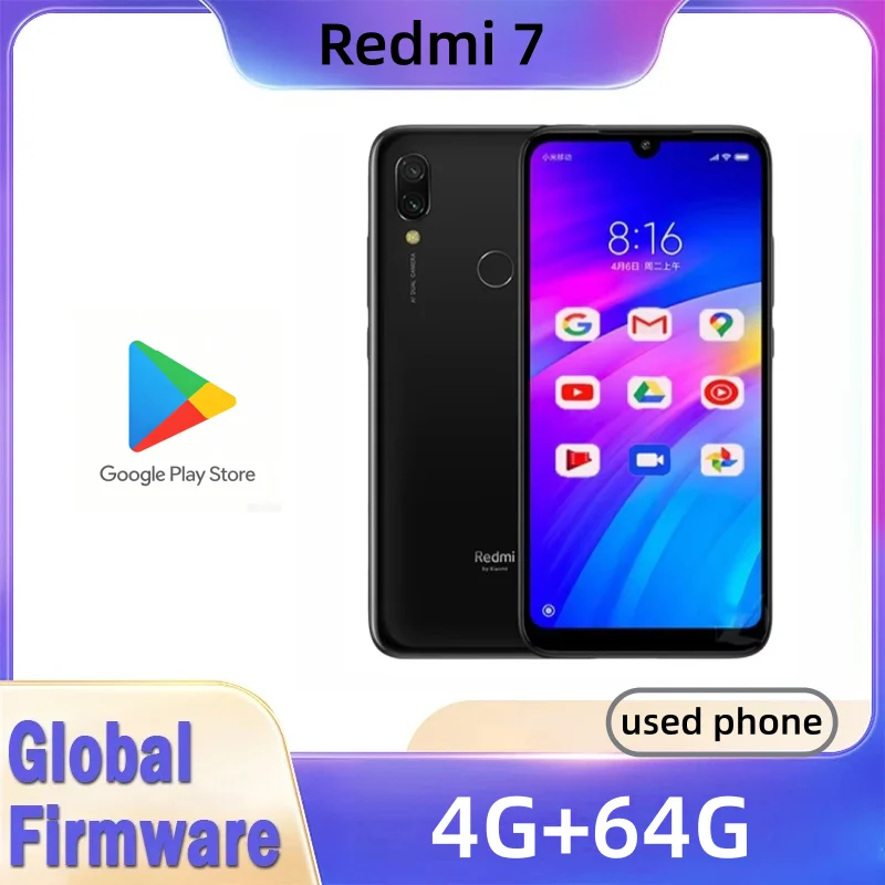 Phone Cases Case - Xiaomi Redmi 7 Handy mit Handyhülle,