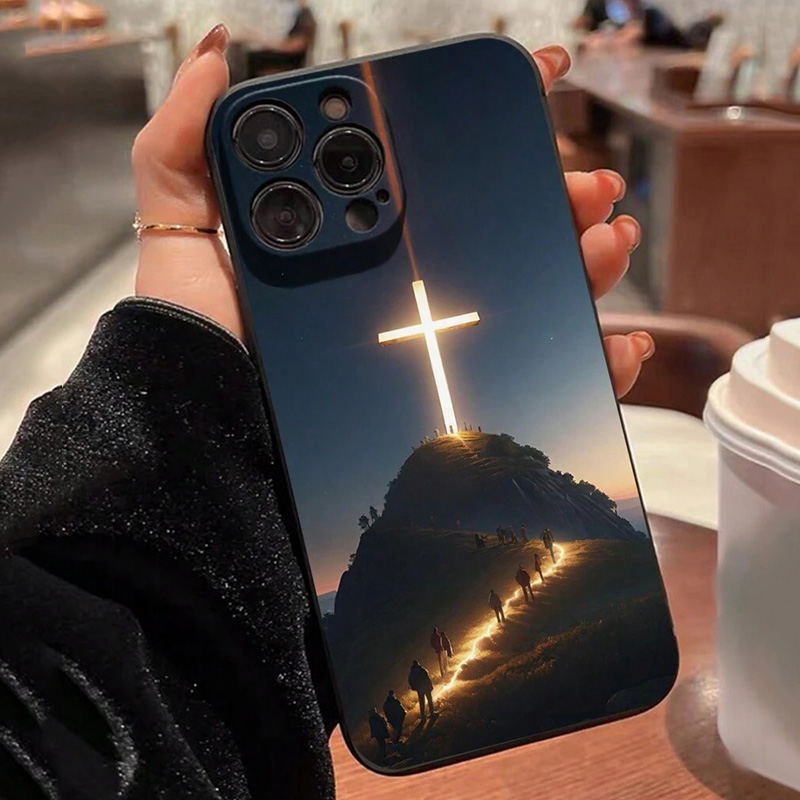 Phone Cases Jesus - Jesus Kreuz Gemalt Telefon Fall Für