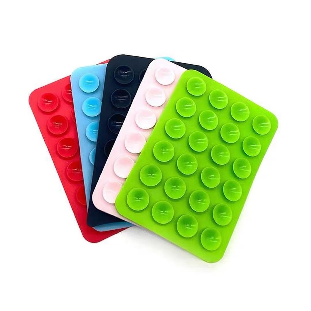 Phone Cases Case - Silikon-Saugnapf-Handyhalter, quadratischer, rutschfester Aufkleber für Handyhüllen,
