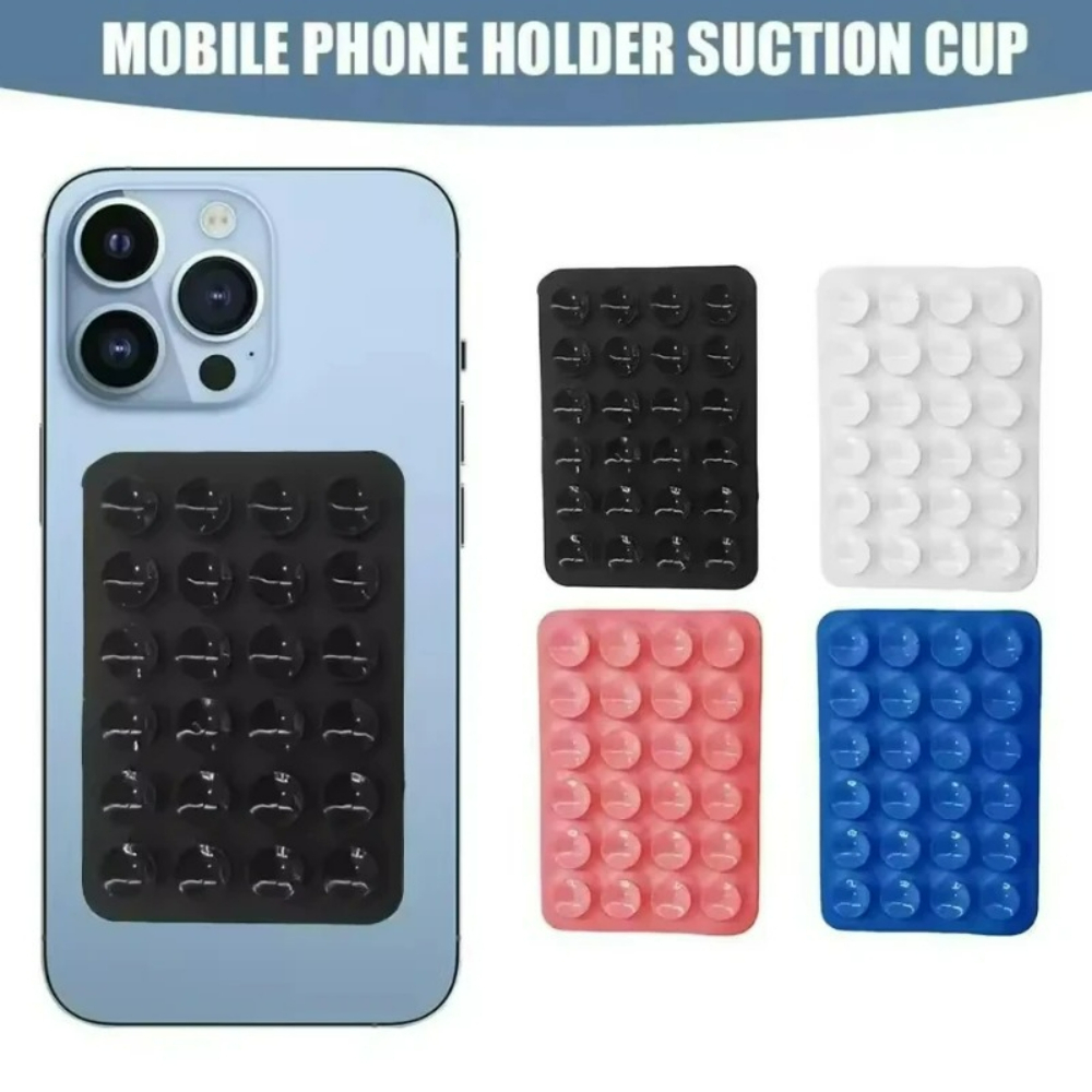 Phone Cases Case - Silikon-Handyhalter mit Saugnapf, Handyhülle-Halterung in Bonbonfarben