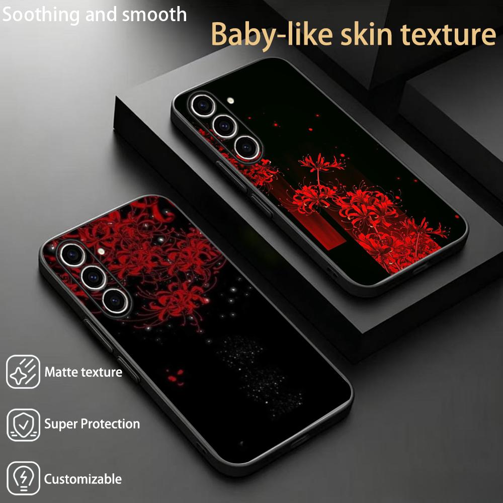 Phone Cases Japan - Rote Spinnenlilie Japan Kunstmode-Design Handyhülle für