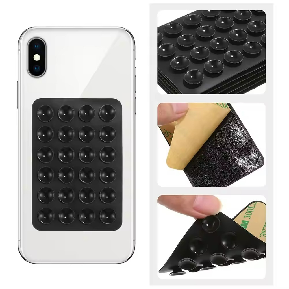 Phone Cases Case - Silikon-Saugnapf-Handyhalterung, Silikon-Handyhülle, Halterung in Bonbonfarben für