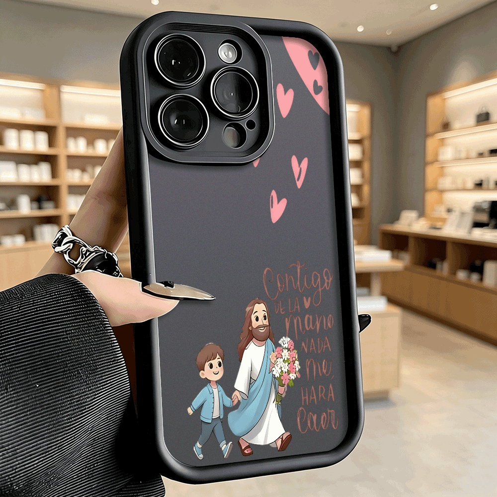 Phone Cases Jesus - Jesus und Kind Weiche TPU-Handyhülle Stoßfeste