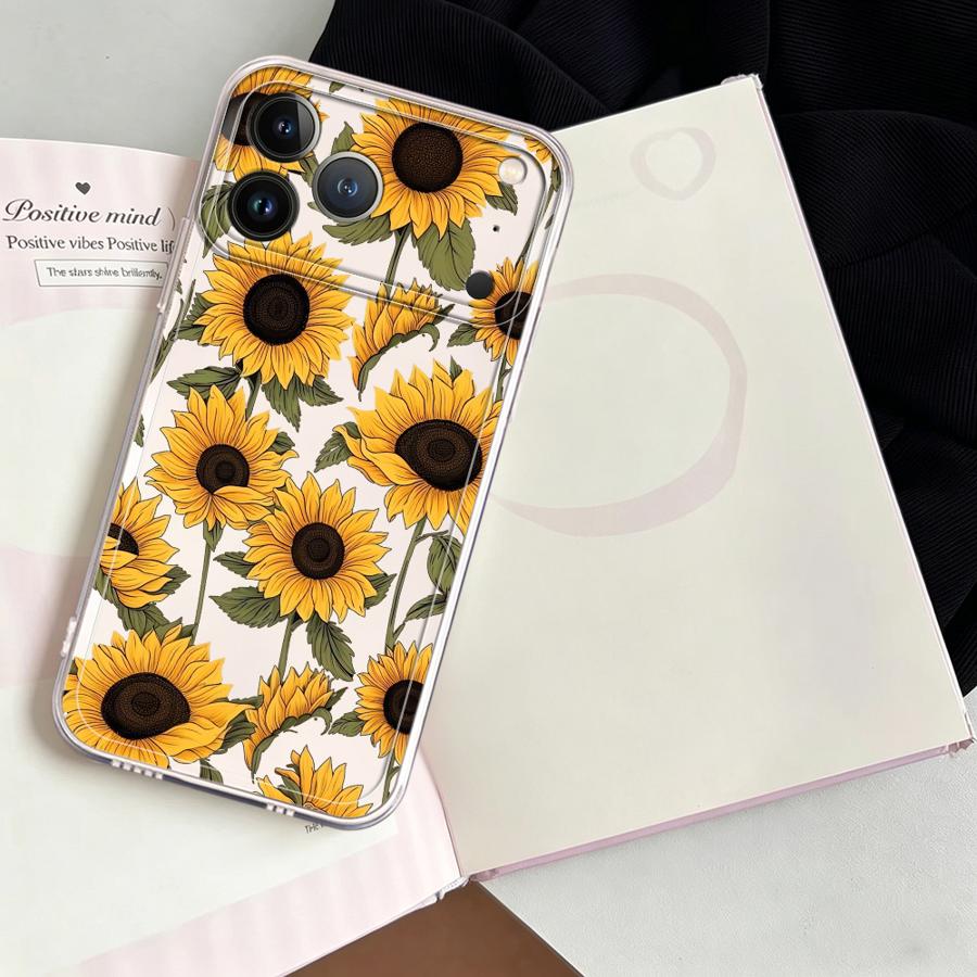 Niedliche Sonnenblumenmuster-H – Phone Cases Cute Iphone 14 Bewertung und Preis