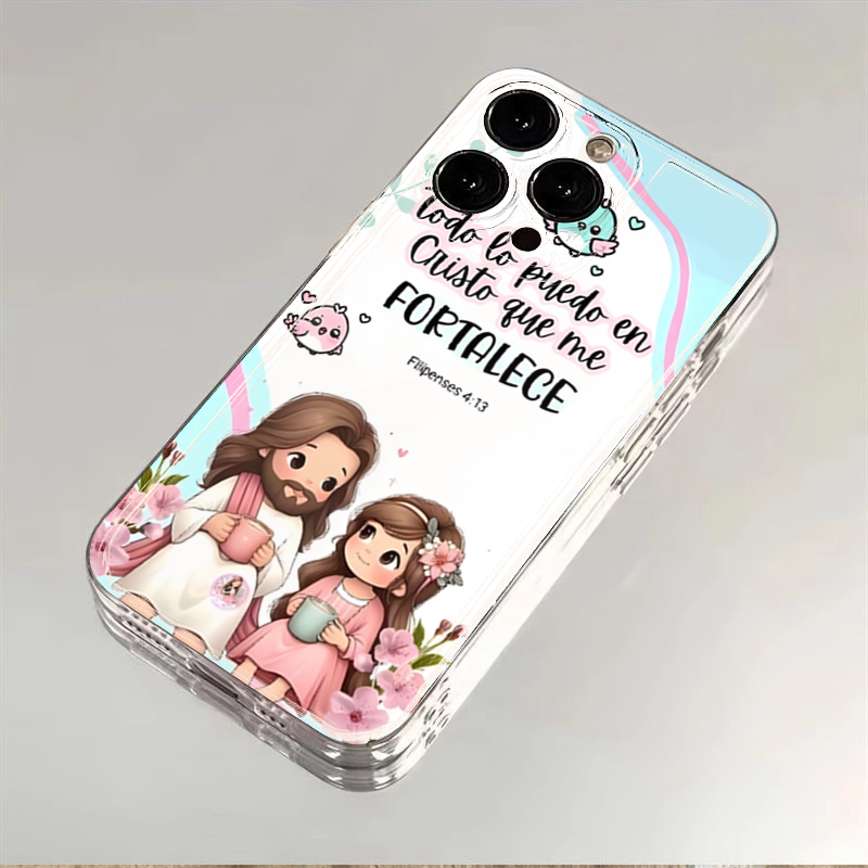Cartoon Jesus Und Mich Bibel V – Phone Cases Jesus Bewertung und Preis