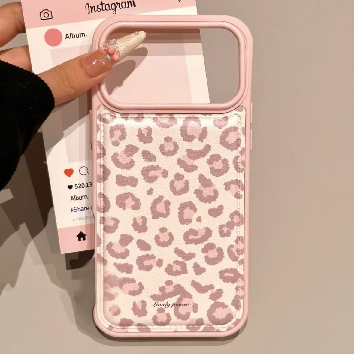 Einfache Koreanische Rosa Retr – Phone Cases Leopard Print Bewertung und Preis