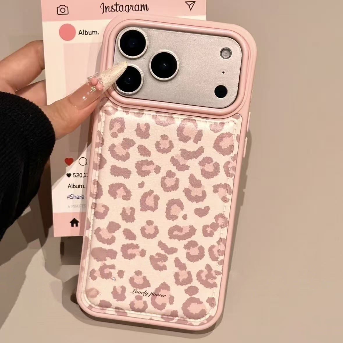 Einfache Koreanische Rosa Retr – Phone Cases Leopard Print Bewertung und Preis