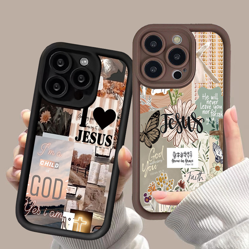Jesus-Collage-Muster, dicke, s – Phone Cases Jesus Bewertung und Preis