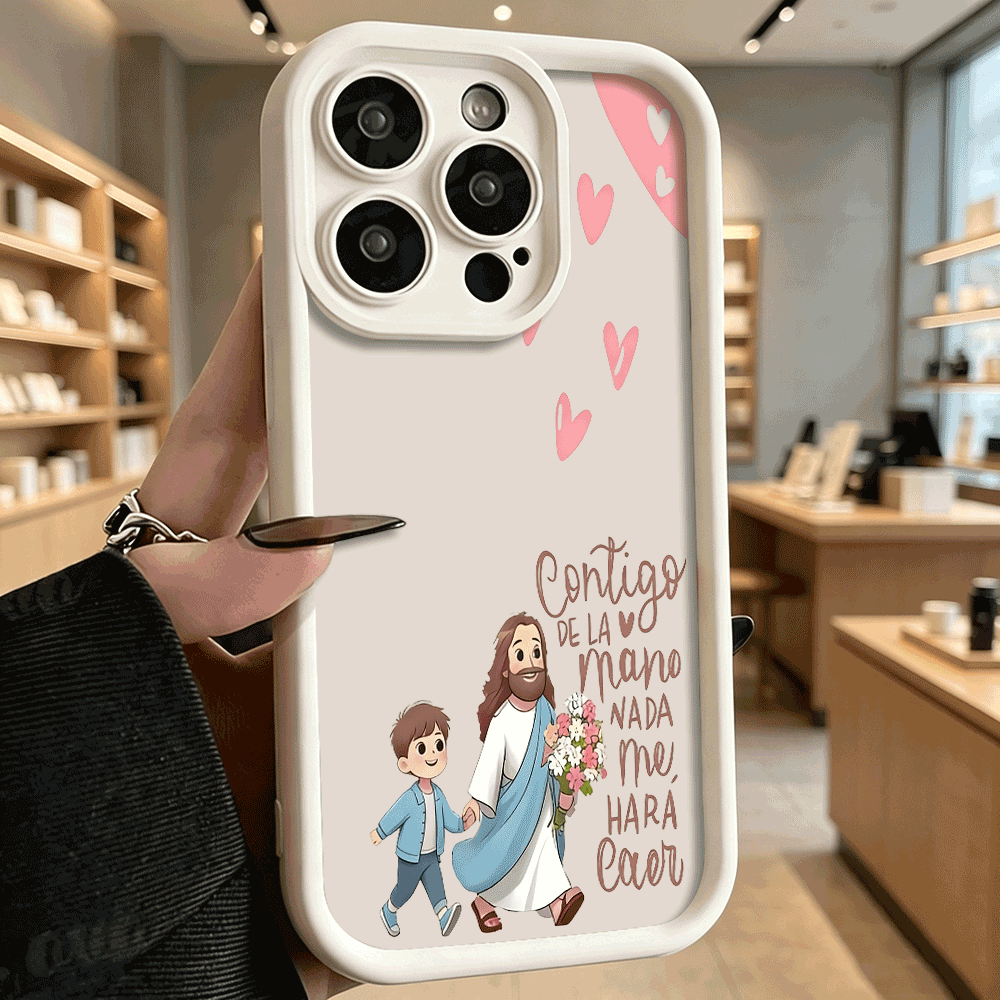 Jesus und Kind Weiche TPU-Hand – Phone Cases Jesus Bewertung und Preis