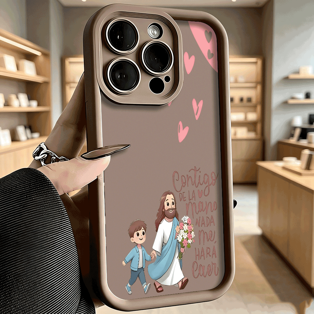 Jesus und Kind Weiche TPU-Hand – Phone Cases Jesus Bewertung und Preis