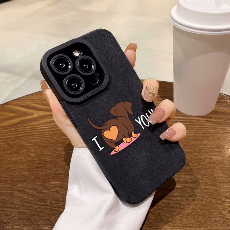 Niedliche Dackel-Herz-Aufdruck – Phone Cases Cute Iphone 14 Bewertung und Preis